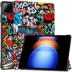 Knižkové puzdro Trendy Color case Graffiti – Xiaomi Pad 6S Pro