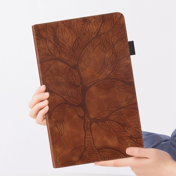Knižkové puzdro Embossing Pattern Strom hnedé – Xiaomi Pad 6S Pro | Kryty na mobil Kryty na mobil | Knižkové puzdro Embossing Pattern Strom hnedé – Xiaomi Pad 6S Pro | Kryty na mobil