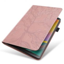 Kryty na mobil | Knižkové puzdro Embossing Pattern Strom ružové – Xiaomi Pad 6S Pro | Kryty na mobil