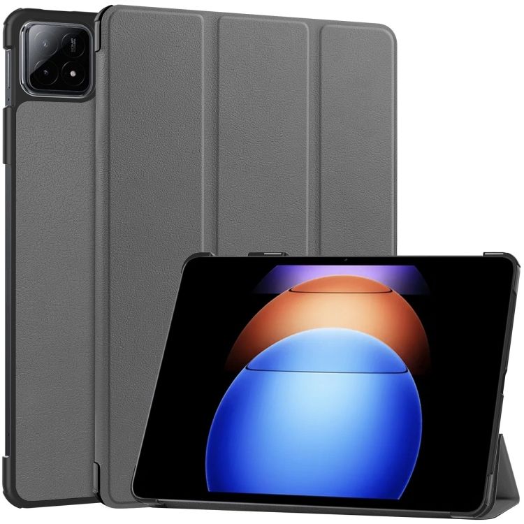 Knižkové puzdro Pure case sivé – Xiaomi Pad 6S Pro | Kryty na mobil Kryty na mobil | Knižkové puzdro Pure case sivé – Xiaomi Pad 6S Pro | Kryty na mobil