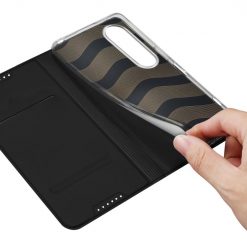 Peňaženkové puzdro Dux Ducis Skin Pro čierne – Sony Xperia 1 VI | Kryty na mobil Kryty na mobil | Peňaženkové puzdro Dux Ducis Skin Pro čierne – Sony Xperia 1 VI | Kryty na mobil