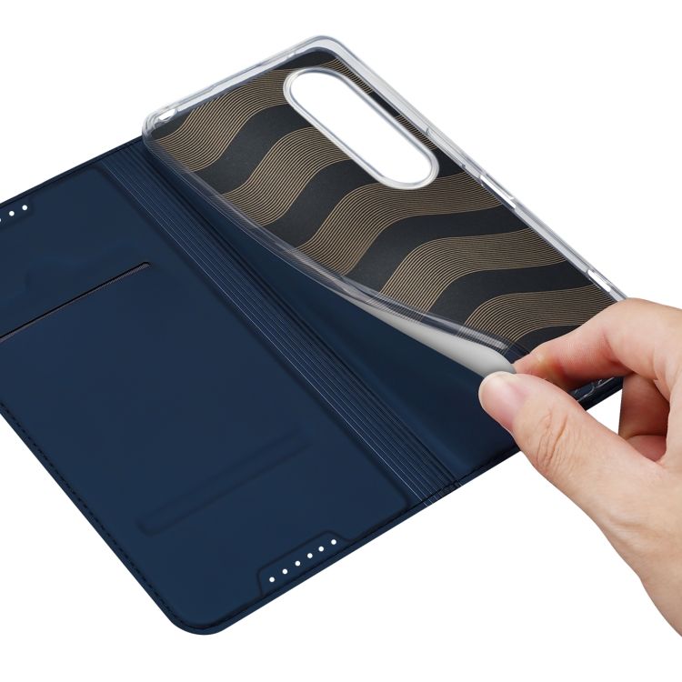 Peňaženkové puzdro Dux Ducis Skin Pro modré – Sony Xperia 1 VI | Kryty na mobil Kryty na mobil | Peňaženkové puzdro Dux Ducis Skin Pro modré – Sony Xperia 1 VI | Kryty na mobil