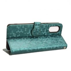 Peňaženkové puzdro Honeycomb Dot Texture Case zelené – Sony Xperia 10 VI | Kryty na mobil Kryty na mobil | Peňaženkové puzdro Honeycomb Dot Texture Case zelené – Sony Xperia 10 VI | Kryty na mobil