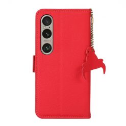Kryty na mobil | Peňaženkové puzdro RFID Leather case červené – Sony Xperia 1 VI | Kryty na mobil