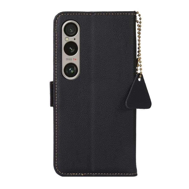 Peňaženkové puzdro RFID Leather case čierne – Sony Xperia 1 VI | Kryty na mobil Kryty na mobil | Peňaženkové puzdro RFID Leather case čierne – Sony Xperia 1 VI | Kryty na mobil