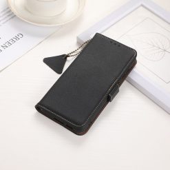 Kryty na mobil | Peňaženkové puzdro RFID Leather case čierne – Sony Xperia 10 VI | Kryty na mobil