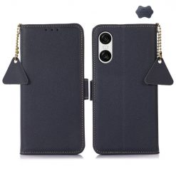 Kryty na mobil | Peňaženkové puzdro RFID Leather case modré – Sony Xperia 10 VI | Kryty na mobil