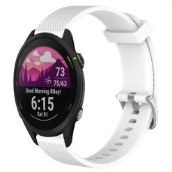 Remienok Diamond skin Wristband biely pre Garmin Forerunner 255 Music (22mm)