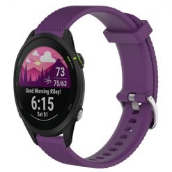 Kryty na mobil | Remienok Diamond skin Wristband fialový pre Garmin Forerunner 255 Music (22mm) | Kryty na mobil