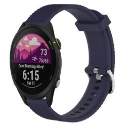 Kryty na mobil | Remienok Diamond skin Wristband tmavomodrý pre Garmin Forerunner 255 Music (22mm) | Kryty na mobil