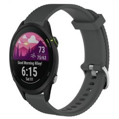 Kryty na mobil | Remienok Diamond skin Wristband tmavosivý pre Garmin Forerunner 255 Music (22mm) | Kryty na mobil