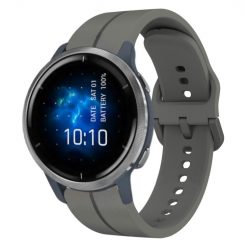 Kryty na mobil | Remienok Groove Wristband tmavosivý pre Garmin Venu 2 (22mm) | Kryty na mobil