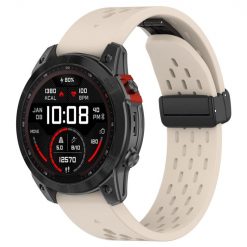 Remienok Safe Wristband béžový pre Garmin Fenix 7X Pro
