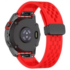 Remienok Safe Wristband červený pre Garmin Fenix 7X Pro | Kryty na mobil Kryty na mobil | Remienok Safe Wristband červený pre Garmin Fenix 7X Pro | Kryty na mobil