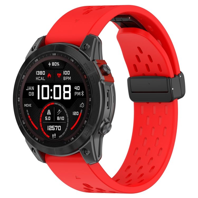 Remienok Safe Wristband červený pre Garmin Fenix 7X Pro | Kryty na mobil Kryty na mobil | Remienok Safe Wristband červený pre Garmin Fenix 7X Pro | Kryty na mobil