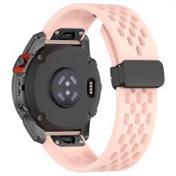Kryty na mobil | Remienok Safe Wristband ružový pre Garmin Fenix 7X Pro | Kryty na mobil