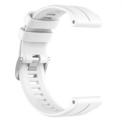 Kryty na mobil | Remienok Solid Wristband biely pre Garmin Forerunner 955 (22mm) | Kryty na mobil