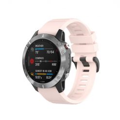 Remienok Solid Wristband bledoružový pre Garmin Fenix 7X (26mm)