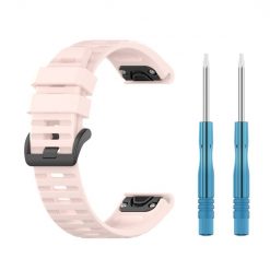 Remienok Solid Wristband bledoružový pre Garmin Fenix 7X (26mm) | Kryty na mobil Kryty na mobil | Remienok Solid Wristband bledoružový pre Garmin Fenix 7X (26mm) | Kryty na mobil