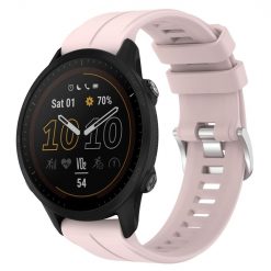 Kryty na mobil | Remienok Solid Wristband bledoružový pre Garmin Forerunner 955 (22mm) | Kryty na mobil