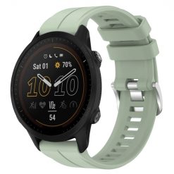 Kryty na mobil | Remienok Solid Wristband bledozelený pre Garmin Forerunner 955 (22mm) | Kryty na mobil