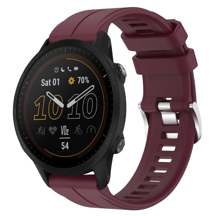 Remienok Solid Wristband bordový pre Garmin Forerunner 955 (22mm) | Kryty na mobil Kryty na mobil | Remienok Solid Wristband bordový pre Garmin Forerunner 955 (22mm) | Kryty na mobil