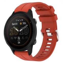 Kryty na mobil | Remienok Solid Wristband červený pre Garmin Forerunner 955 (22mm) | Kryty na mobil