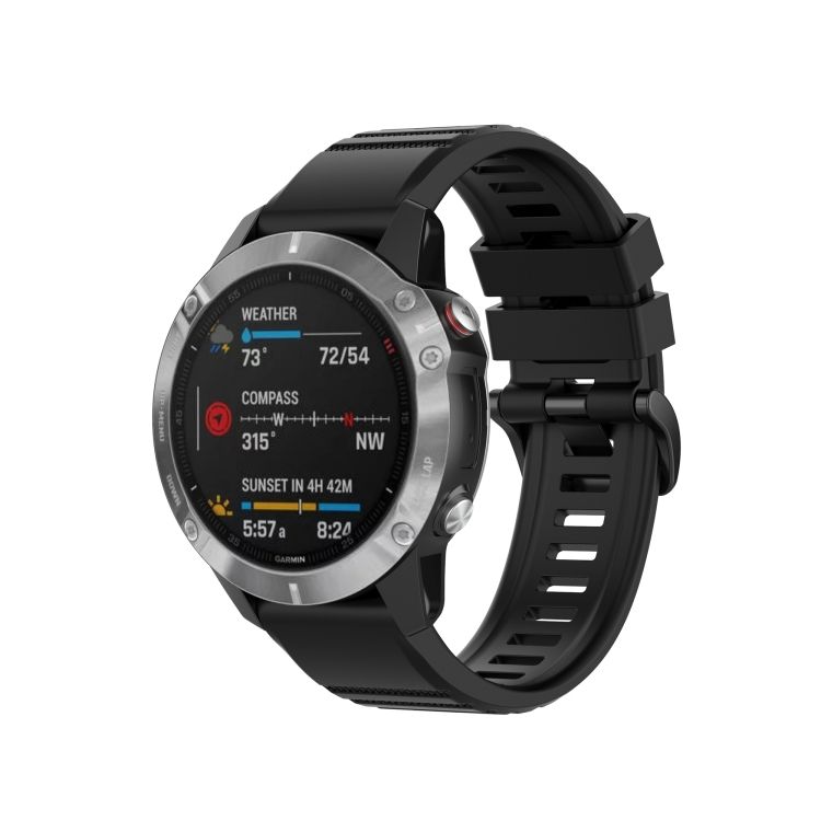 Remienok Solid Wristband čierny pre Garmin Fenix 7X (26mm) | Kryty na mobil Kryty na mobil | Remienok Solid Wristband čierny pre Garmin Fenix 7X (26mm) | Kryty na mobil