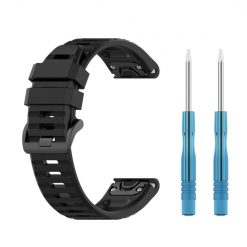 Remienok Solid Wristband čierny pre Garmin Fenix 7X (26mm) | Kryty na mobil Kryty na mobil | Remienok Solid Wristband čierny pre Garmin Fenix 7X (26mm) | Kryty na mobil