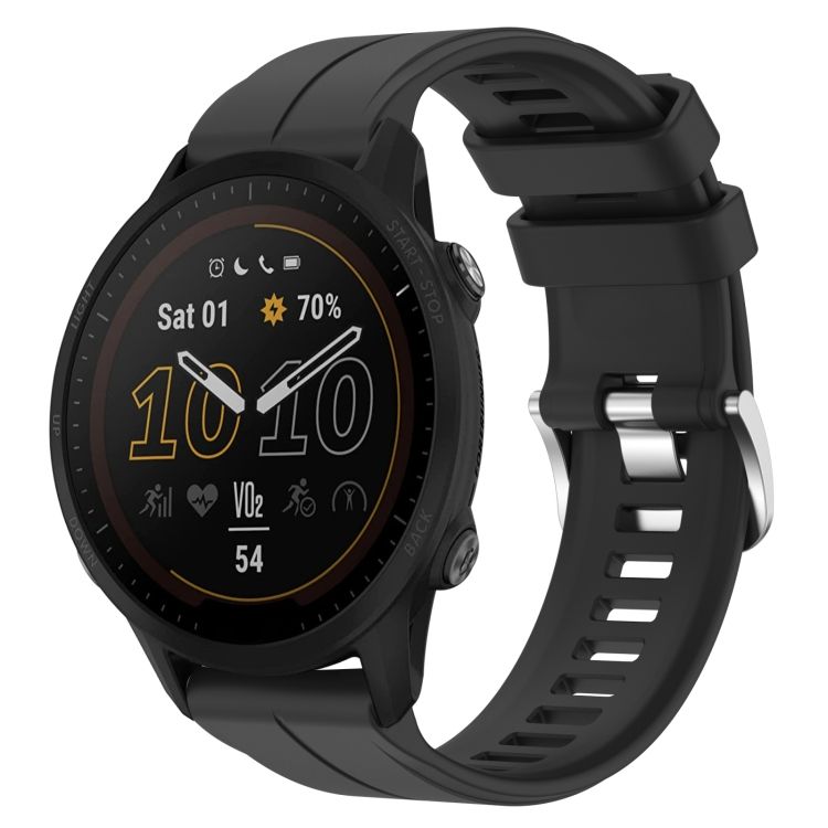 Remienok Solid Wristband čierny pre Garmin Forerunner 955 (22mm) | Kryty na mobil Kryty na mobil | Remienok Solid Wristband čierny pre Garmin Forerunner 955 (22mm) | Kryty na mobil