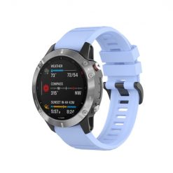 Remienok Solid Wristband fialový pre Garmin Fenix 7X (26mm)