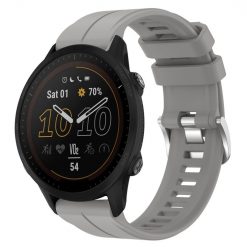 Kryty na mobil | Remienok Solid Wristband sivý pre Garmin Forerunner 955 (22mm) | Kryty na mobil