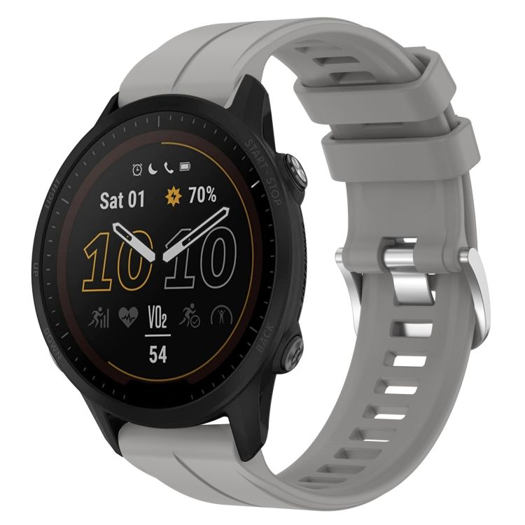 Remienok Solid Wristband sivý pre Garmin Forerunner 955 (22mm) | Kryty na mobil Kryty na mobil | Remienok Solid Wristband sivý pre Garmin Forerunner 955 (22mm) | Kryty na mobil