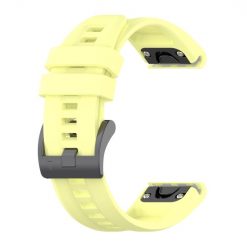 Remienok Solid Wristband žltý pre Garmin Instinct 2X Solar