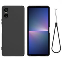Kryty na mobil | Zadný kryt Candy Case čierny – Sony Xperia 10 VI | Kryty na mobil