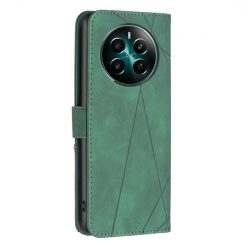 Knižkové puzdro Rhombus zelené – Realme 12+ (12 Plus) | Kryty na mobil Kryty na mobil | Knižkové puzdro Rhombus zelené – Realme 12+ (12 Plus) | Kryty na mobil