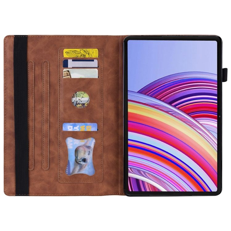 Knižkové puzdro Slot case hnedé – Xiaomi Redmi Pad Pro | Kryty na mobil Kryty na mobil | Knižkové puzdro Slot case hnedé – Xiaomi Redmi Pad Pro | Kryty na mobil