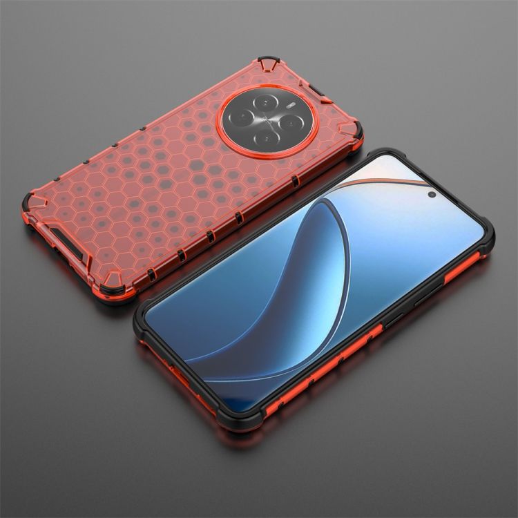 Odolný kryt Honeycomb Armor červený – Realme 12+ (12 Plus) | Kryty na mobil Kryty na mobil | Odolný kryt Honeycomb Armor červený – Realme 12+ (12 Plus) | Kryty na mobil