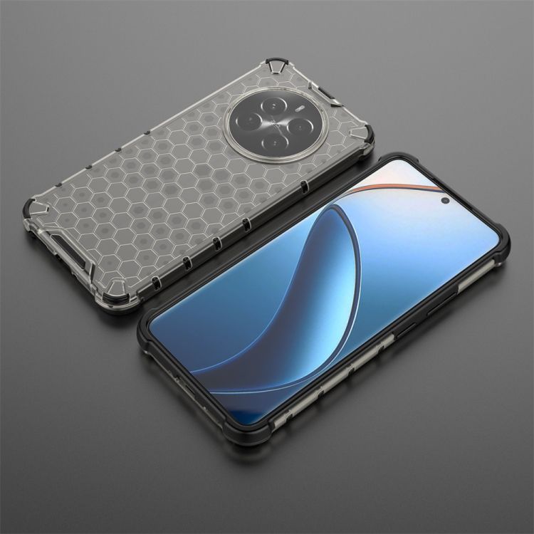 Odolný kryt Honeycomb Armor čierny – Realme 12+ (12 Plus) | Kryty na mobil Kryty na mobil | Odolný kryt Honeycomb Armor čierny – Realme 12+ (12 Plus) | Kryty na mobil