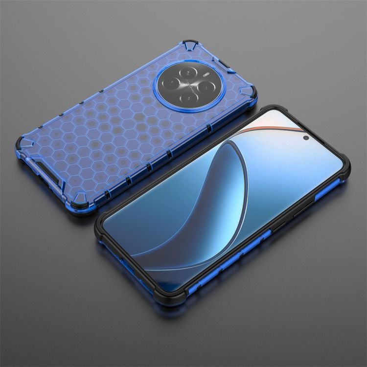 Odolný kryt Honeycomb Armor modrý – Realme 12+ (12 Plus) | Kryty na mobil Kryty na mobil | Odolný kryt Honeycomb Armor modrý – Realme 12+ (12 Plus) | Kryty na mobil