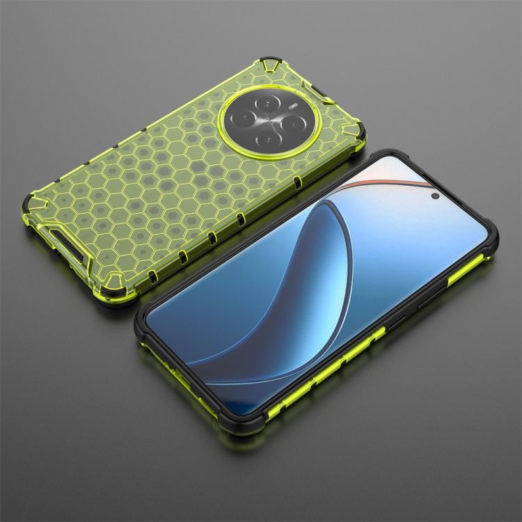 Odolný kryt Honeycomb Armor zelený – Realme 12+ (12 Plus) | Kryty na mobil Kryty na mobil | Odolný kryt Honeycomb Armor zelený – Realme 12+ (12 Plus) | Kryty na mobil
