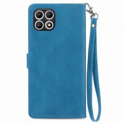 Kryty na mobil | Peňaženkové puzdro Embossing Pattern Leaf case modré – T Phone 2 Pro | Kryty na mobil