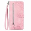 Peňaženkové puzdro Embossing Pattern Leaf case červené – T Phone 2 Pro | Kryty na mobil Kryty na mobil | Peňaženkové puzdro Embossing Pattern Leaf case červené – T Phone 2 Pro | Kryty na mobil