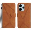 Kryty na mobil | Peňaženkové puzdro Embossing Pattern Stitchy case zelené – Xiaomi Redmi 13 | Kryty na mobil