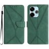 Kryty na mobil | Peňaženkové puzdro Embossing Pattern Stitchy case čierne – Xiaomi Redmi 13 | Kryty na mobil