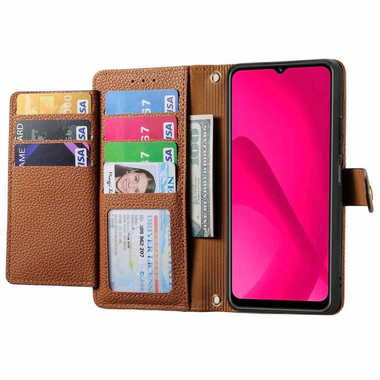 Peňaženkové puzdro Heart zip case hnedé – T Phone 2 | Kryty na mobil Kryty na mobil | Peňaženkové puzdro Heart zip case hnedé – T Phone 2 | Kryty na mobil