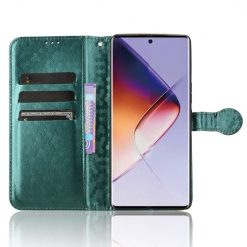 Peňaženkové puzdro Honeycomb Dot Texture Case zelené – Infinix Note 40 Pro / Infinix Note 40 Pro+ 5G | Kryty na mobil Kryty na mobil | Peňaženkové puzdro Honeycomb Dot Texture Case zelené – Infinix Note 40 Pro / Infinix Note 40 Pro+ 5G | Kryty na mobil
