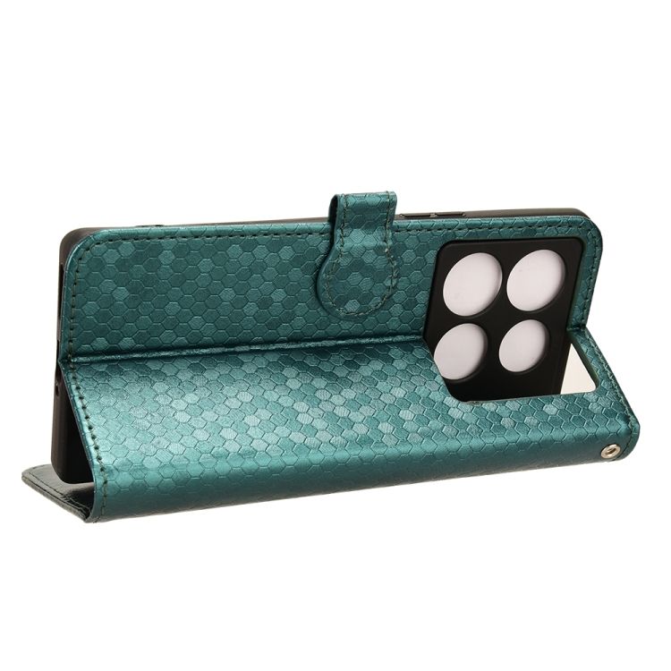 Peňaženkové puzdro Honeycomb Dot Texture Case zelené – Infinix Note 40 Pro / Infinix Note 40 Pro+ 5G | Kryty na mobil Kryty na mobil | Peňaženkové puzdro Honeycomb Dot Texture Case zelené – Infinix Note 40 Pro / Infinix Note 40 Pro+ 5G | Kryty na mobil