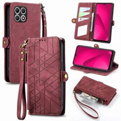 Kryty na mobil | Peňaženkové puzdro Purse case červené – T Phone 2 | Kryty na mobil