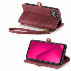 Kryty na mobil | Peňaženkové puzdro Purse case červené – T Phone 2 Pro | Kryty na mobil